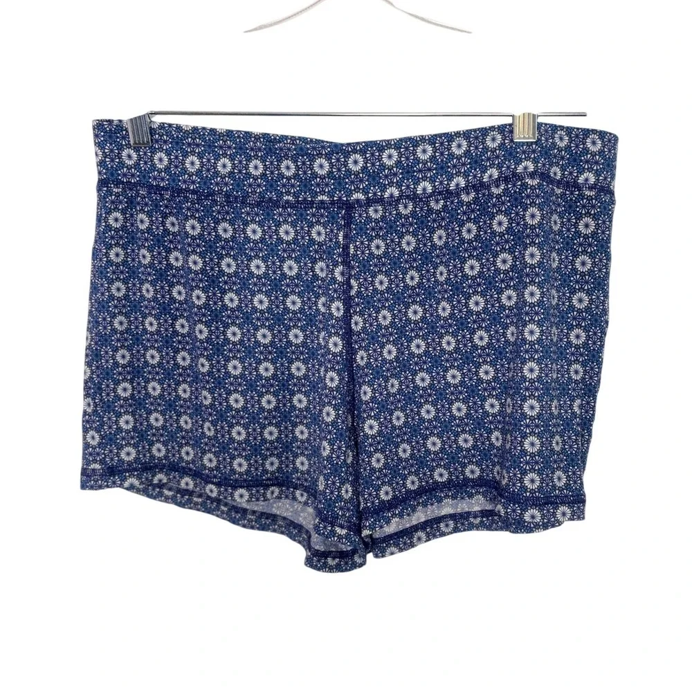Victoria's Secret Coastal Blue Lounge Shorts Soft Stretch Pajama Shorts Sz M NWT